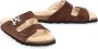 Palm Angels Suède Sandalen met Klittenbandsluiting Brown Heren - Thumbnail 2