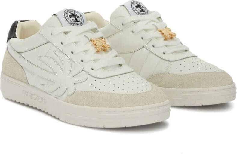 Palm Angels Witte Palm Tree Sneakers White Heren