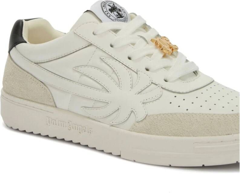 Palm Angels Witte Palm Tree Sneakers White Heren