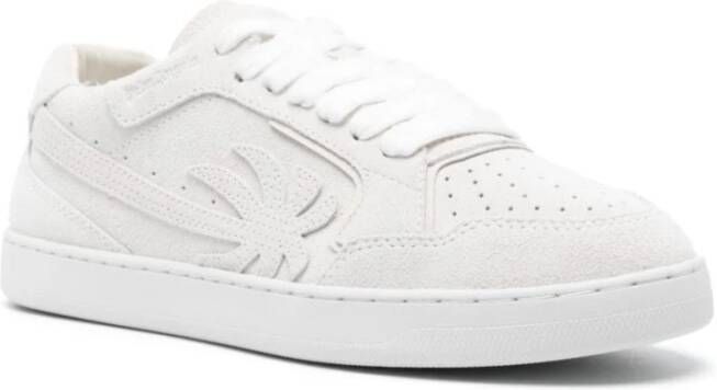 Palm Angels Witte Sneakers Logo Patch White Dames