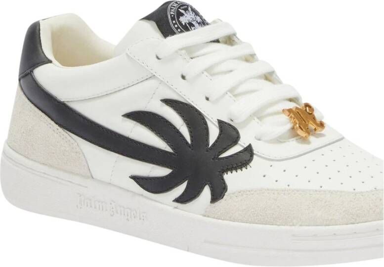 Palm Angels Witte Sneakers met Palm Trees White Heren