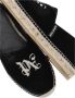 Palm Angels Zwarte platte espadrilles met ronde neus Black Dames - Thumbnail 3