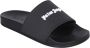 Palm Angels Essential Logo Pool Slider Flip Flop Black Dames - Thumbnail 18