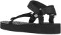 Palm Angels Zwarte Slippers met Logo Straps Black Heren - Thumbnail 4