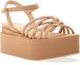 Paloma Barceló Beige Sleehak Sandalen Ss24 Beige Dames - Thumbnail 2