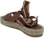 Paloma Barceló Bruine Leren Sandalen Sandalo Stijl Brown Dames - Thumbnail 3