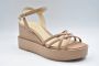 Paloma Barceló Bruine Sleehak Sandalen met Enkelband Brown Dames - Thumbnail 2