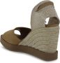 Paloma Barceló Bruine sleehak sandalen met enkelband Brown Dames - Thumbnail 3