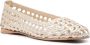 Paloma Barceló Champagne Shell Ballerinas Beige Dames - Thumbnail 2