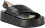 Paloma Barceló Flat Sandals Black Dames - Thumbnail 2