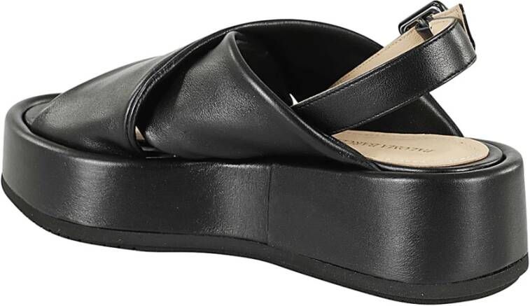 Paloma Barceló Flat Sandals Black Dames