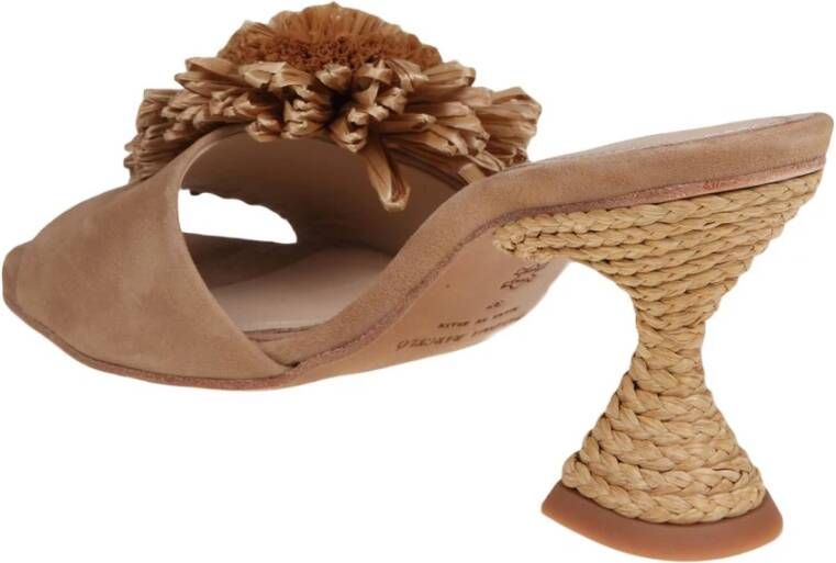 Paloma Barceló Heeled Mules Brown Dames