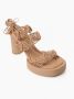 Paloma Barceló High Heel Sandals Beige Unisex - Thumbnail 2