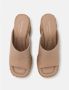 Paloma Barceló Jute Plateau Sleehak Sandalen Tera Beige Dames - Thumbnail 3