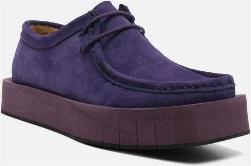 Paloma Barceló Paarse Platte Schoenen Barbara Mocassins Purple Dames