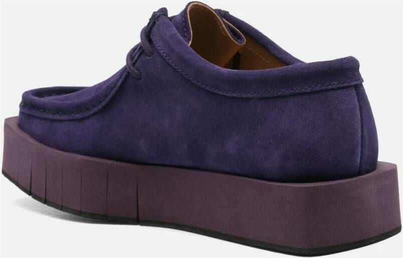 Paloma Barceló Paarse Platte Schoenen Barbara Mocassins Purple Dames