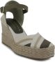 Paloma Barceló Sicily Espadrilles met hoge sleehak Brown Dames - Thumbnail 2