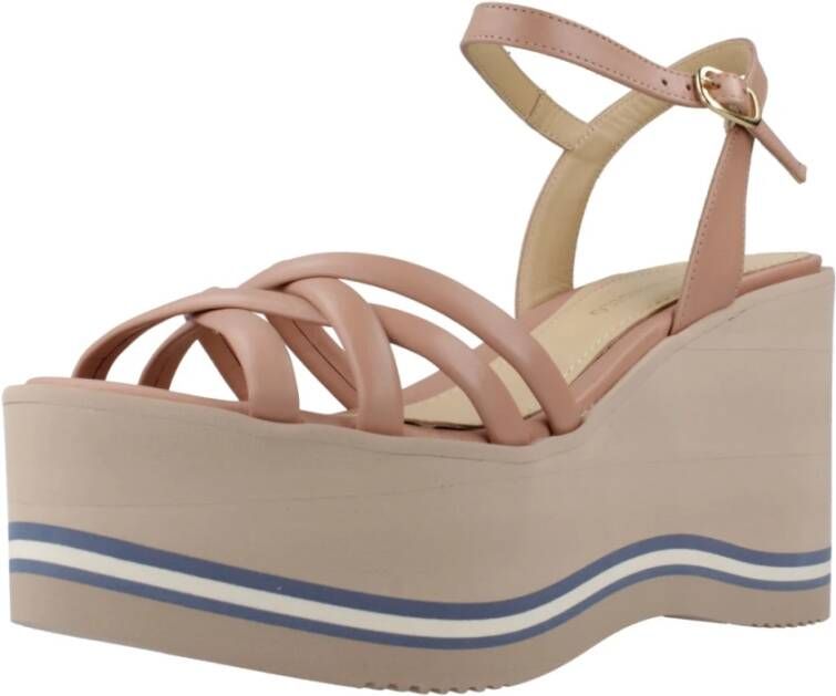 Paloma Barceló Stijlvolle Wedges Sandalen Beige Dames