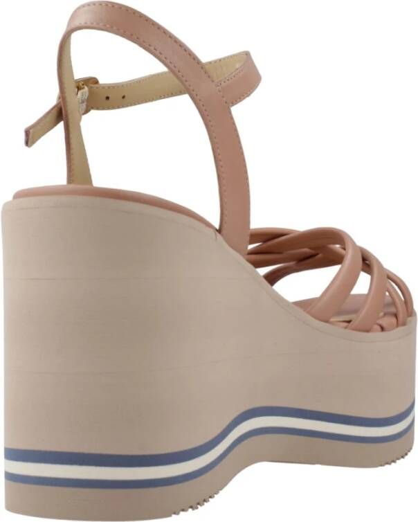 Paloma Barceló Stijlvolle Wedges Sandalen Beige Dames