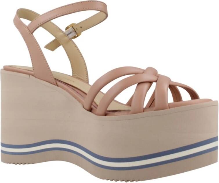 Paloma Barceló Stijlvolle Wedges Sandalen Beige Dames