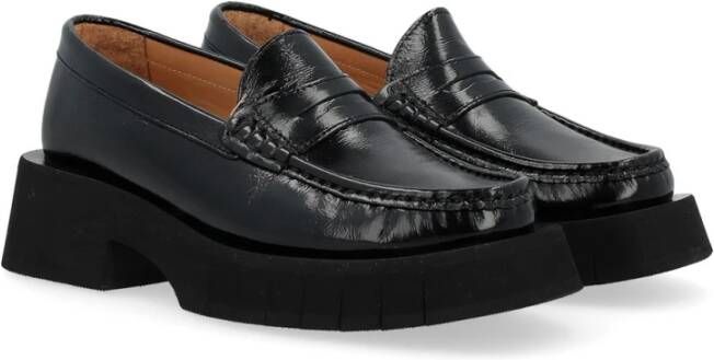 Paloma Barceló Venetië Zwarte Veerstijl Schoenen Black Dames