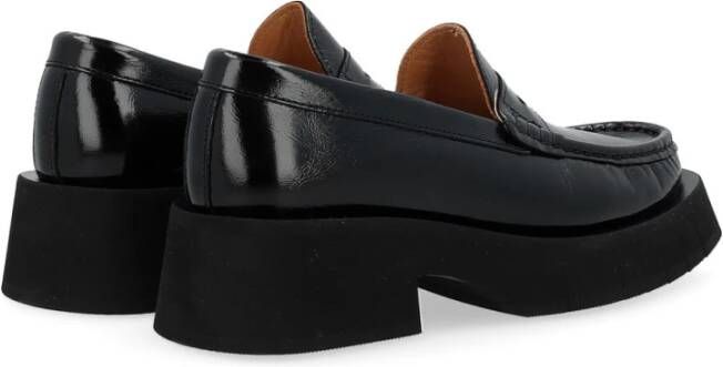 Paloma Barceló Venetië Zwarte Veerstijl Schoenen Black Dames