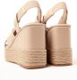 Paloma Barceló Livy Leren Sleehak Sandalen Beige Dames - Thumbnail 2