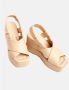 Paloma Barceló Livy Leren Sleehak Sandalen Beige Dames - Thumbnail 6