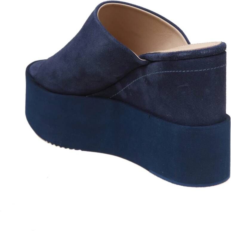 Paloma Barceló Wedges Blue Dames