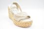 Paloma Barceló Witte Platte Schoenen Beige Dames - Thumbnail 2