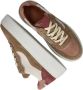 Palpa Beige Paarse Platform Sneakers Multicolor Dames - Thumbnail 4