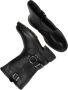 Palpa Zwarte Bikerboot met Zilveren Gespen Black Dames - Thumbnail 8