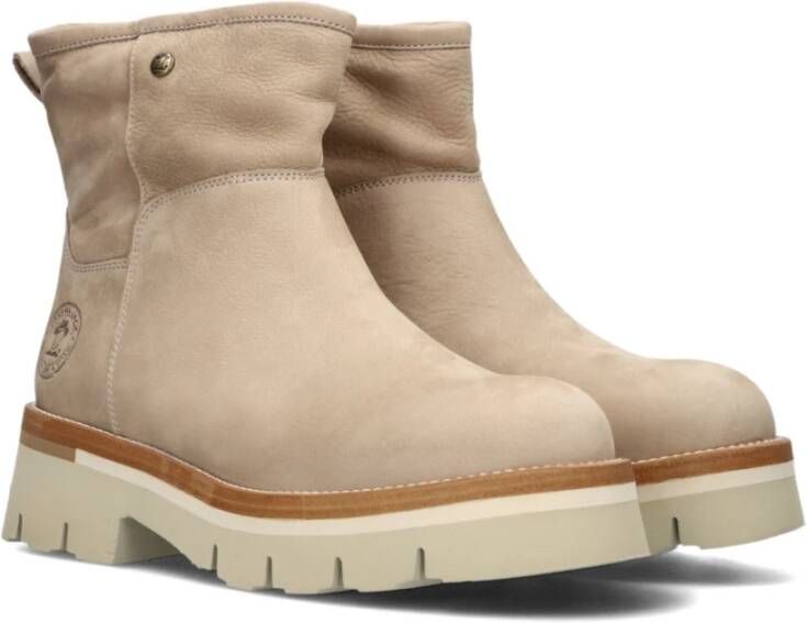 Panama Jack Beige Nubuck Enkelboots Laia B5 Beige Dames