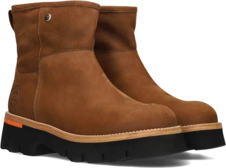 Panama Jack Bruine Nubuck Enkellaarzen Laia B1 Brown Dames