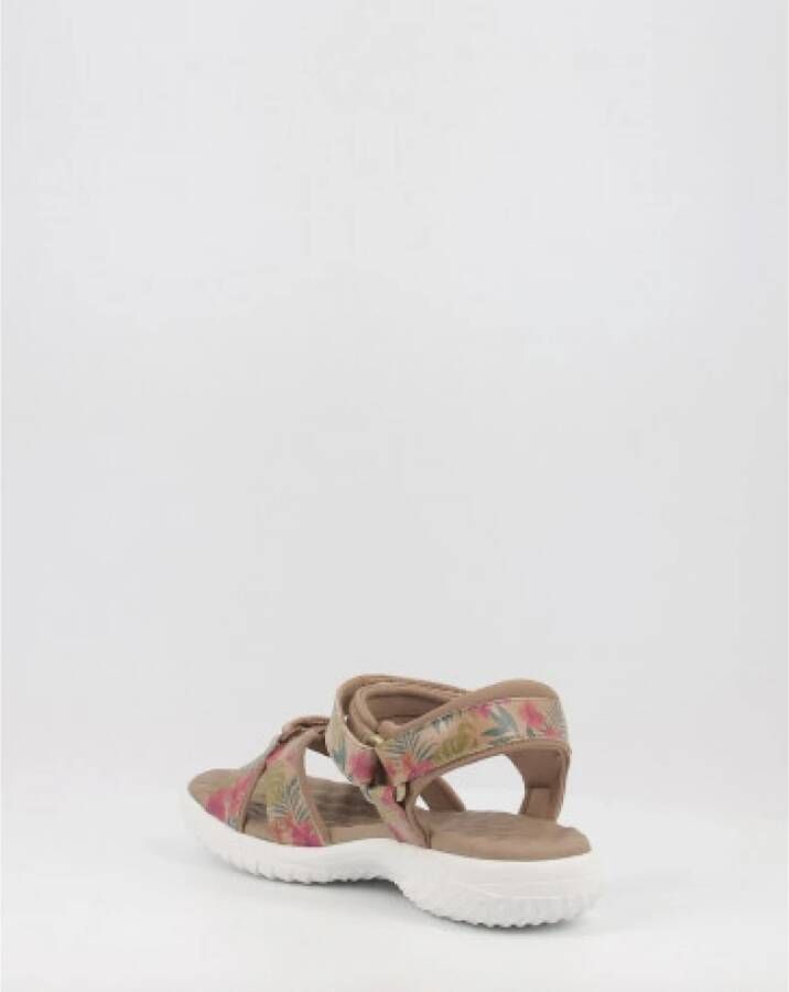 Panama Jack Flat Sandals Beige Dames