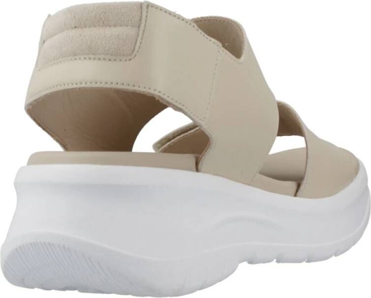 Panama Jack Flat Sandals Beige Dames