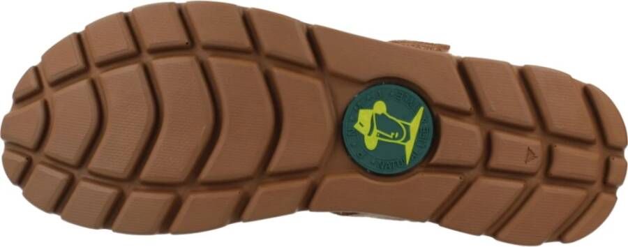 Panama Jack Platte Sandalen voor Vrouwen Brown Dames