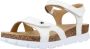 Panama Jack Comfortabele platte sandalen voor vrouwen White Dames - Thumbnail 12