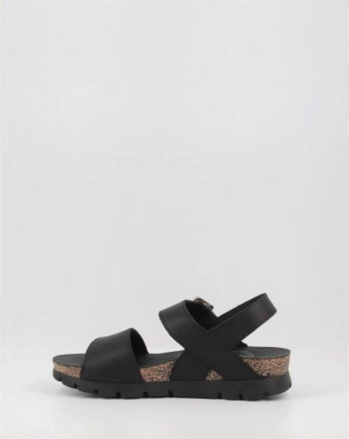 Panama Jack Flat Sandals Zwart Dames