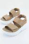 Panama Jack Platte Sandalen met Bandjes Brown Dames - Thumbnail 10