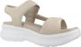 Panama Jack Platte Sandalen met Plakband Beige Dames - Thumbnail 5