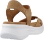 Panama Jack Platte Sandalen met Plakband Brown Dames - Thumbnail 3