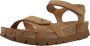 Panama Jack Platte Sandalen met Plakband Brown Dames - Thumbnail 2