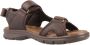 Panama Jack Platte Sandalen met Plakband Brown Heren - Thumbnail 6