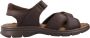 Panama Jack Platte sandalen met plakband Brown Heren - Thumbnail 5