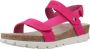 Panama Jack Platte Sandalen met Plakstrip Pink Dames - Thumbnail 8