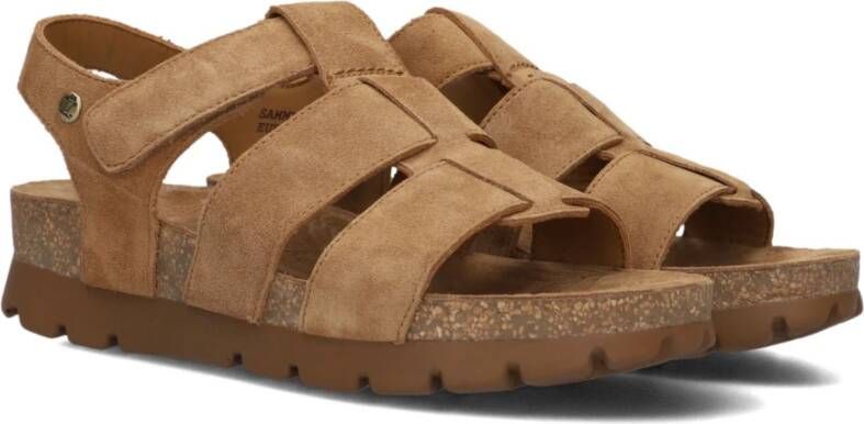 Panama Jack Stijlvolle Cognac Sandalen Brown Dames