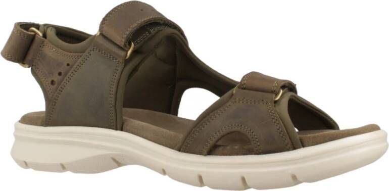 Panama Jack Stijlvolle platte sandalen met plakband Green Heren