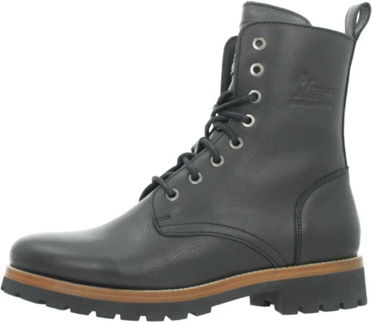 Panama Jack Stijlvolle Veterschoenen Black Dames