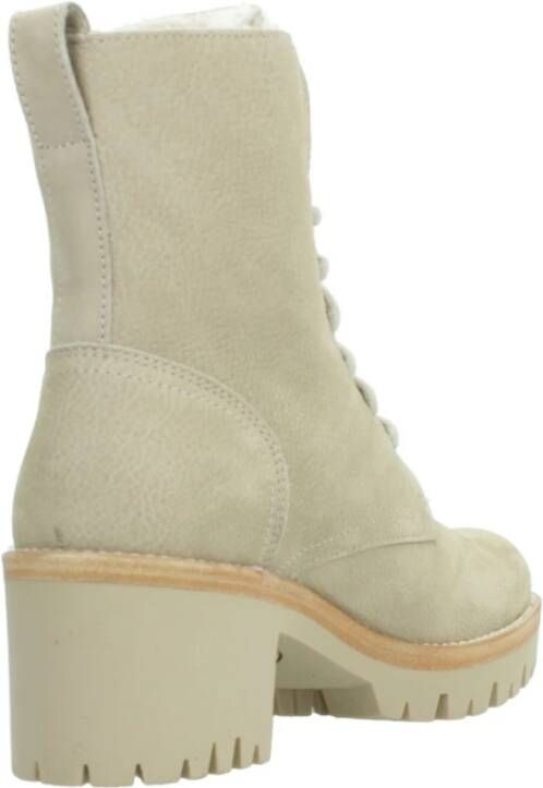 Panama Jack Stijlvolle Veterschoenen met Hakken Beige Dames